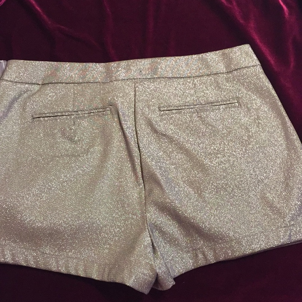 JLo Ravishing Rio Silver Glitter Smokin'Hot Shorts NWT. - Picture 2 of 8